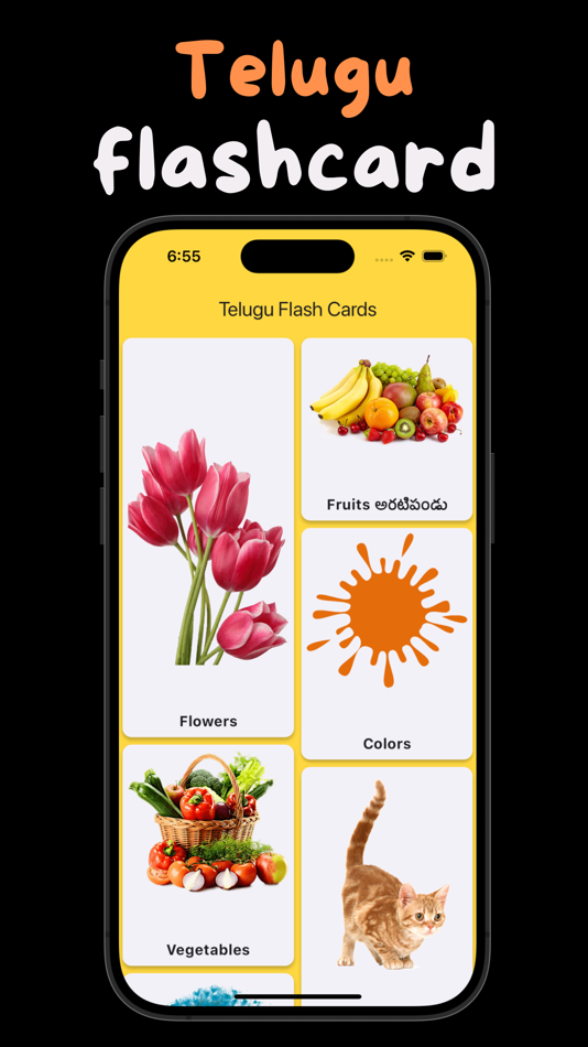 Learn Telugu Flash Cards - 2.0.0 - (iOS)