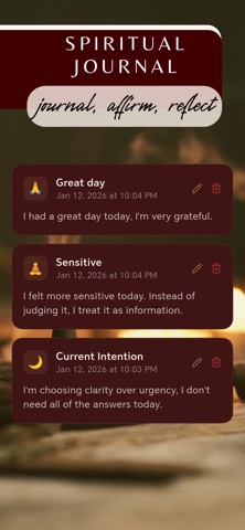 Hearth: Manifest & Meditation iPhone screenshot