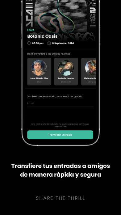 Hunt Tickets iPhone screenshot 8 - Music app