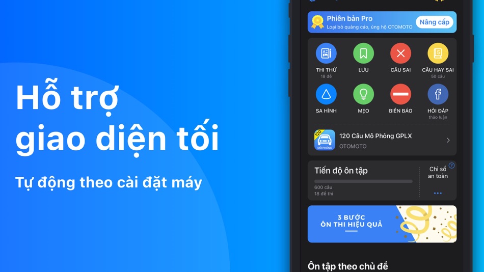 #3. 600 Câu Lý Thuyết GPLX OTOMOTO (iOS) 由: Dang Nguyen