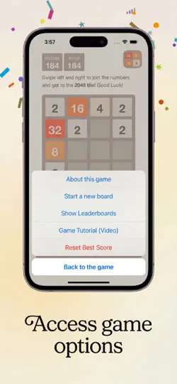Скриншот 2048 - The Official Game на iPhone 2