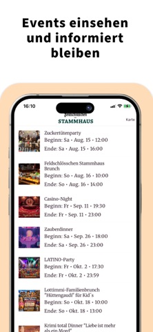 Feldi Stammhaus iPhone screenshot