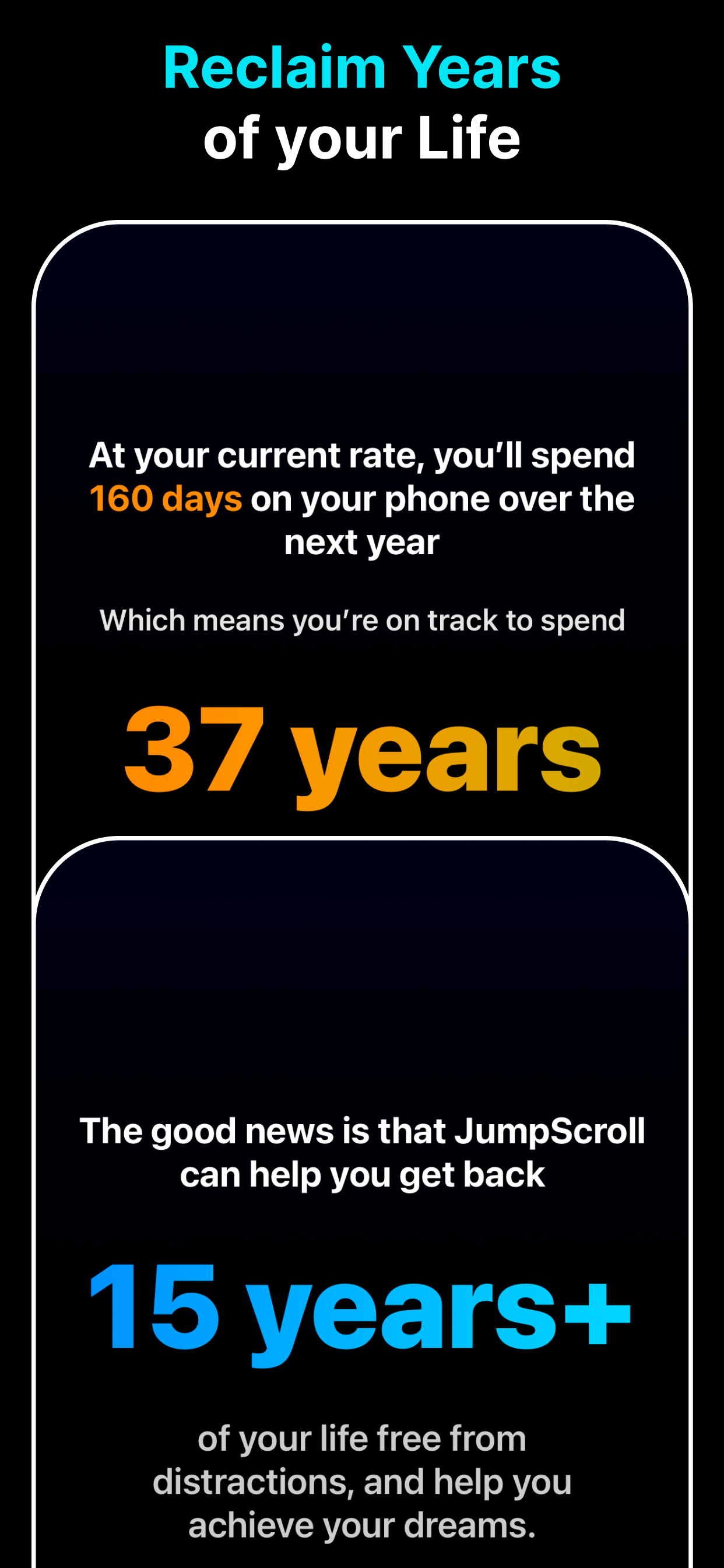 JumpScroll Screen Time Control