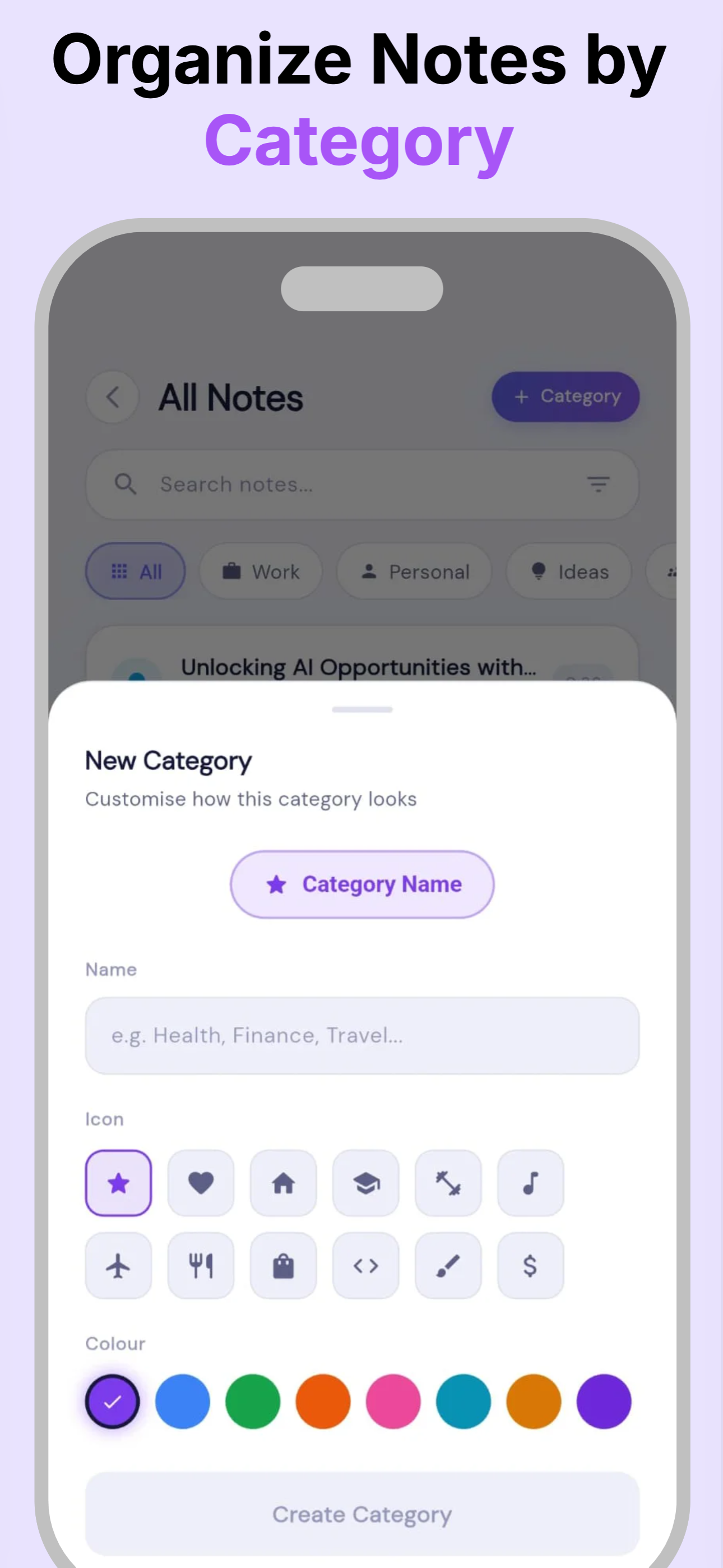 AI Voice Notes: Dictation Memo