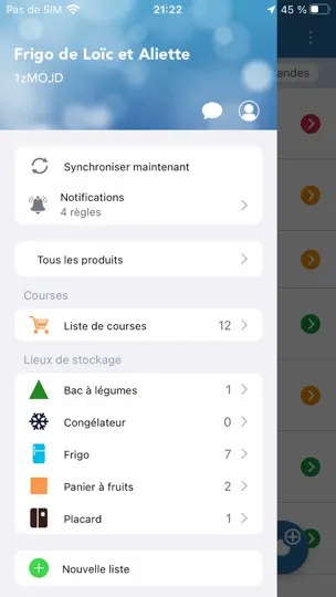 Captura de pantalla de Fecha Límite en iPhone 2