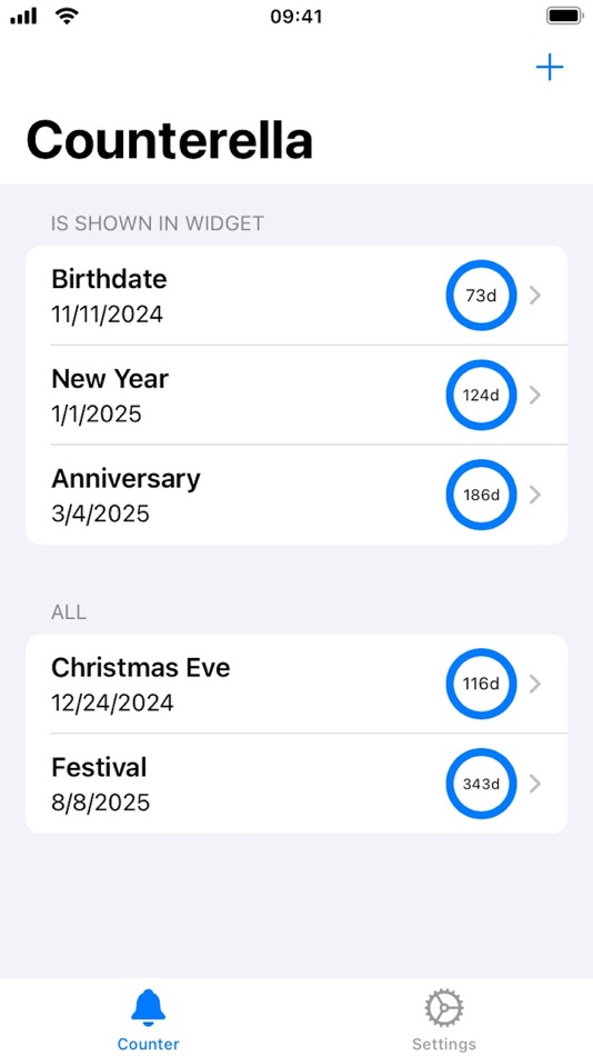 #1. Counterella (iOS) 由: Sinja Flach