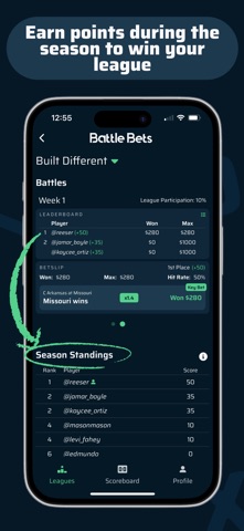 Battle Bets iPhone screenshot