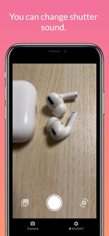 Custom Camera: Shutter Sounds iPhone screenshot