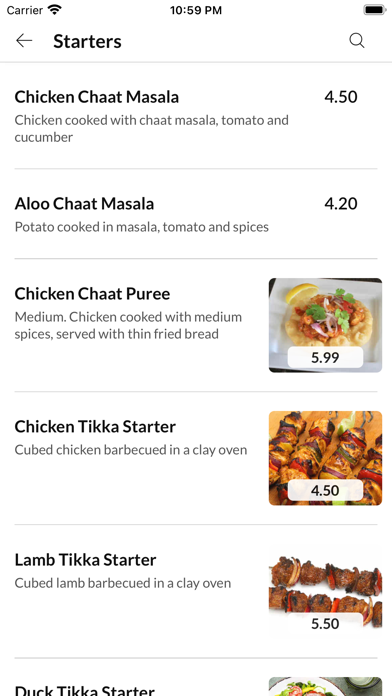 Taste Of India Basingstoke. Screenshot