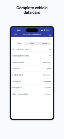 VIN decoder for Mercedes Benz Screenshot 2 of 5
