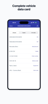 VIN decoder for Mercedes Benz screenshot 2
