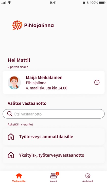 Pihlajalinna-videovastaanotto