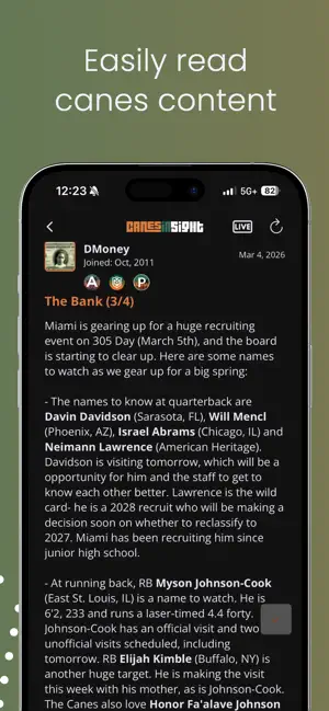 CanesInSight screenshot 3