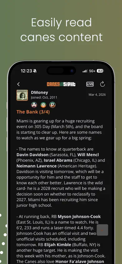 CanesInSight screenshot 3