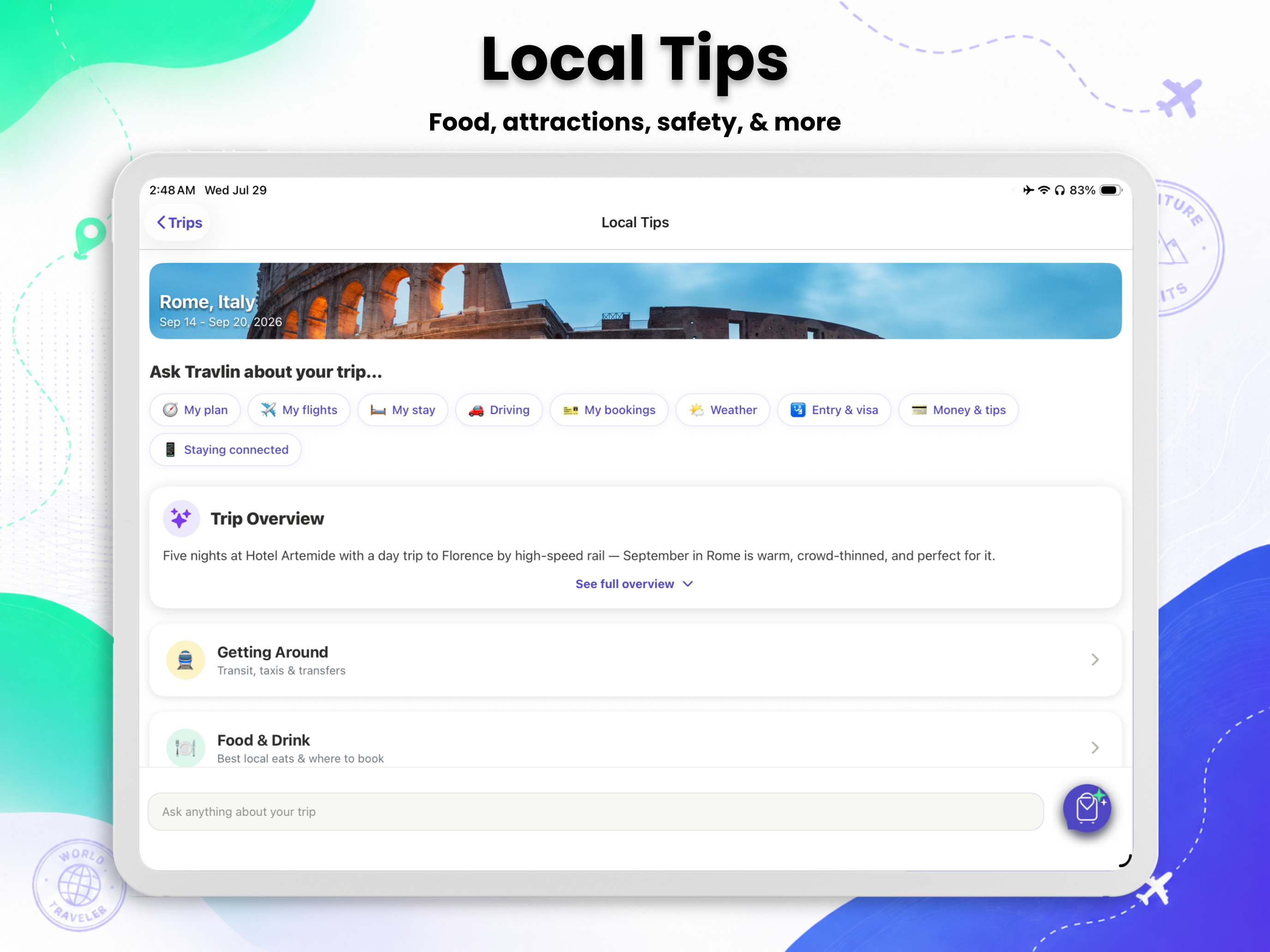 Travlin - AI Travel Planner screenshot 9