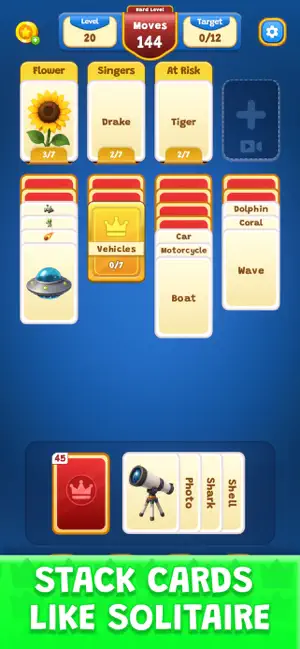 Word Stacks: Card Solitaire screenshot 2
