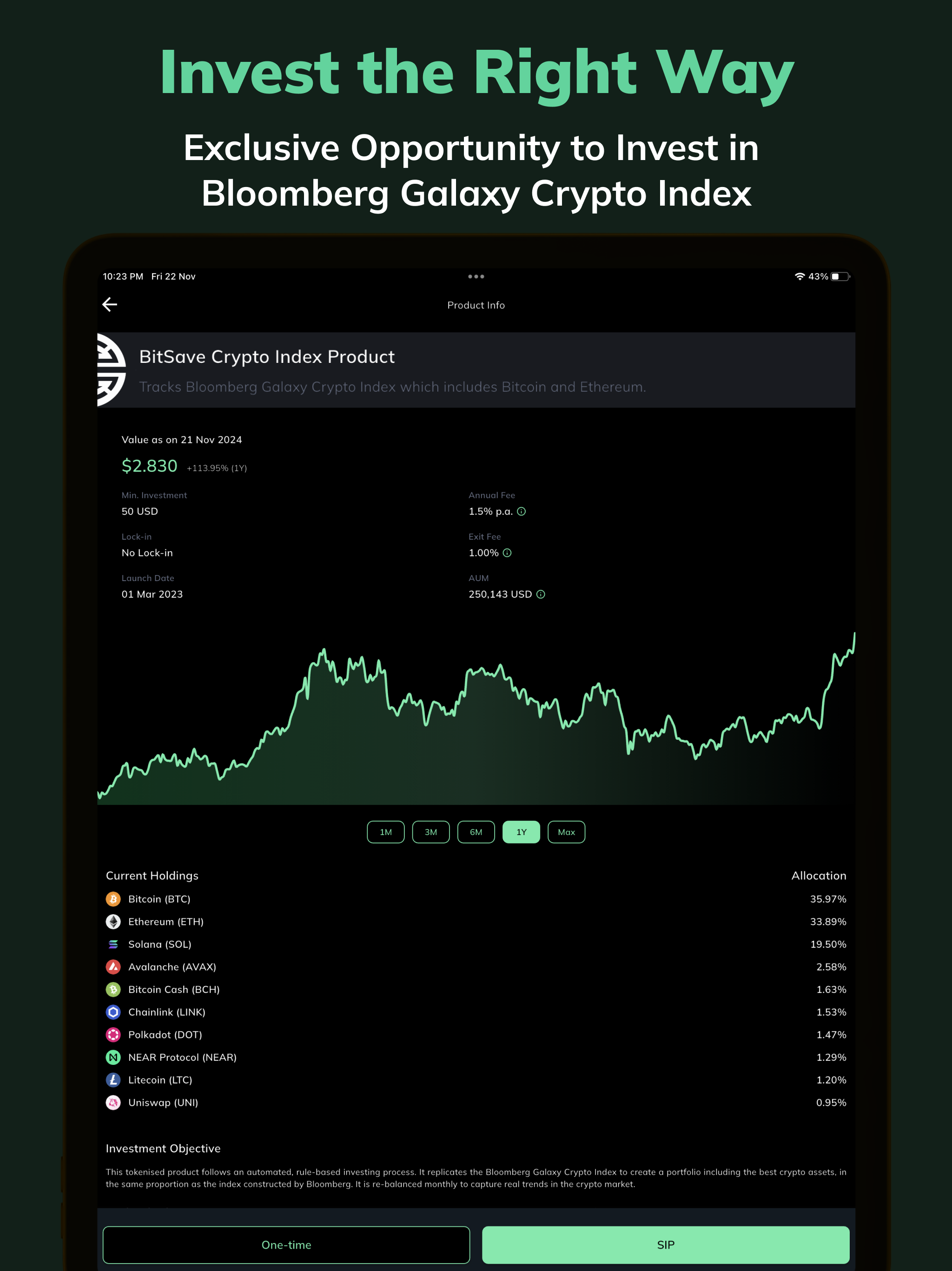 BitSave: Bitcoin & Crypto SIP
