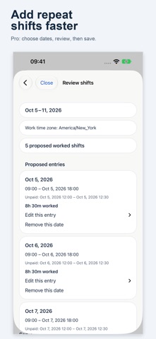 Timesheet & Pay Checker screenshot 4