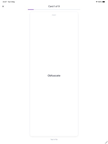 CardFlip: Flashcard Maker iPad screenshot