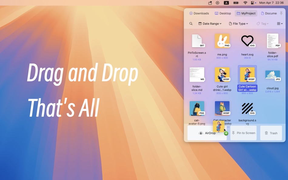 #8. Folder Slice - File Shortcuts (macOS) Podle: 鸿呈 吉