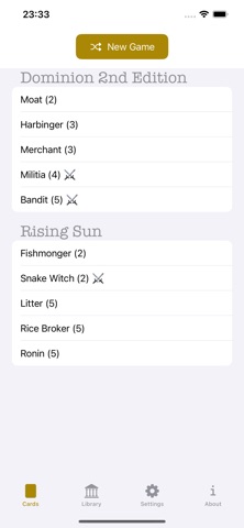 Dominion Minion app screenshot