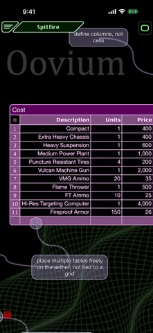 Oovium screenshot