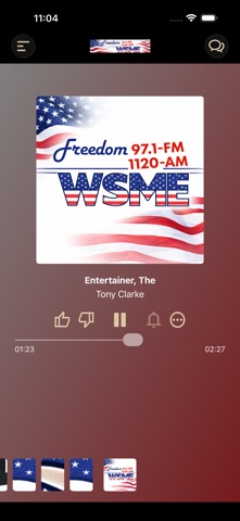 Freedom 97.1-1120 WSME iPhone screenshot