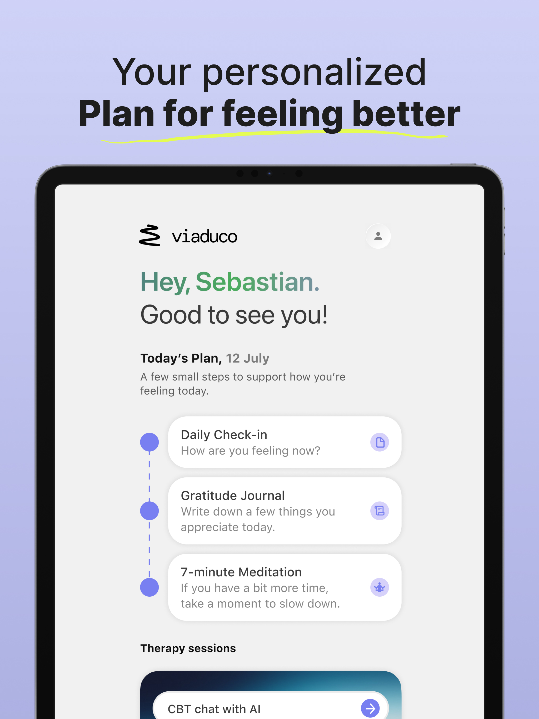 Viaduco: CBT Self Help Journal screenshot 11