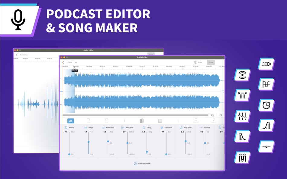 #2. Audio Editor - Record & Edit (macOS) 由: Music Paradise, LLC