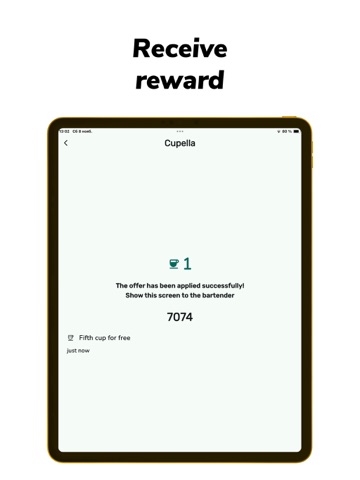 OwnCup iPad screenshot