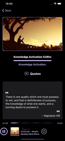 Wealthy Affirm screenshot