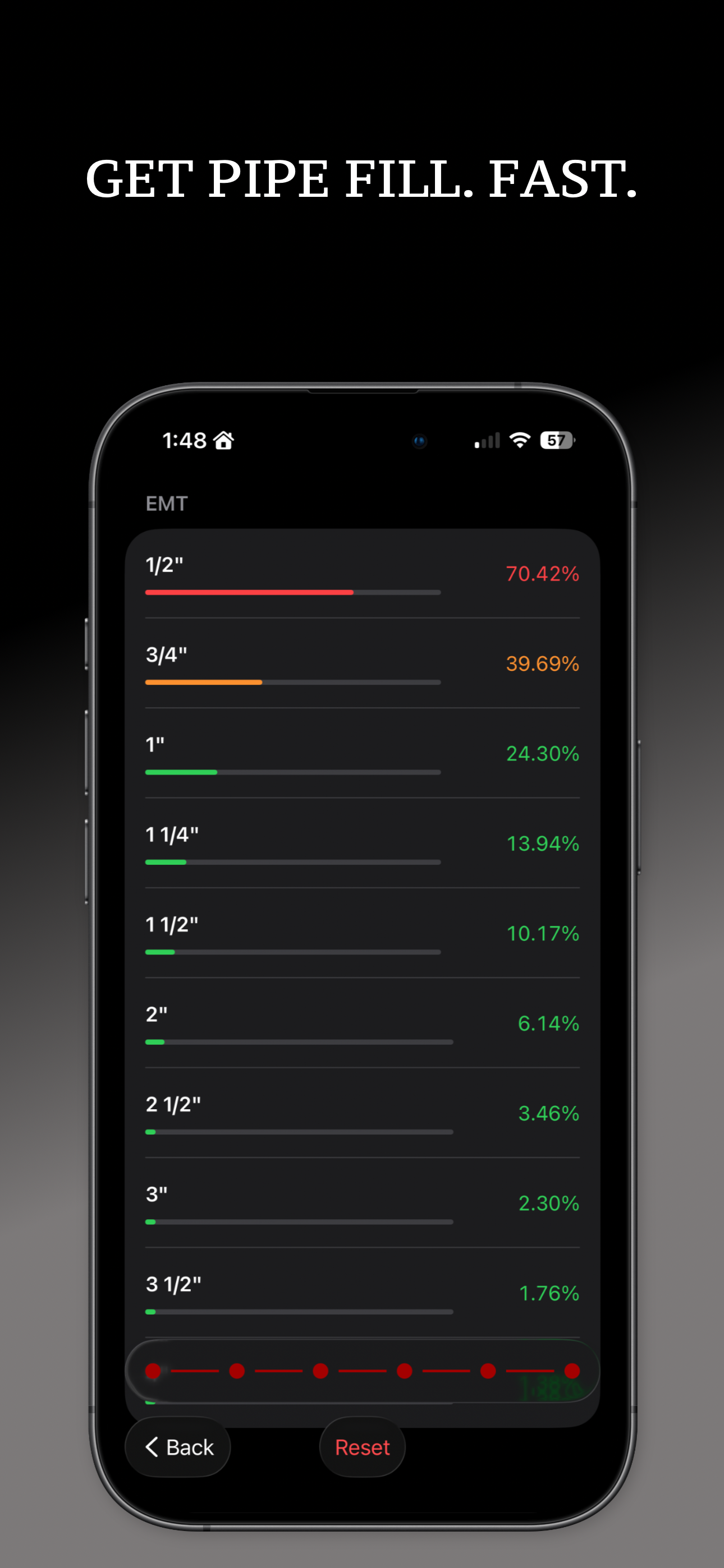 Pipe Fill Calculator - Canada screenshot 2