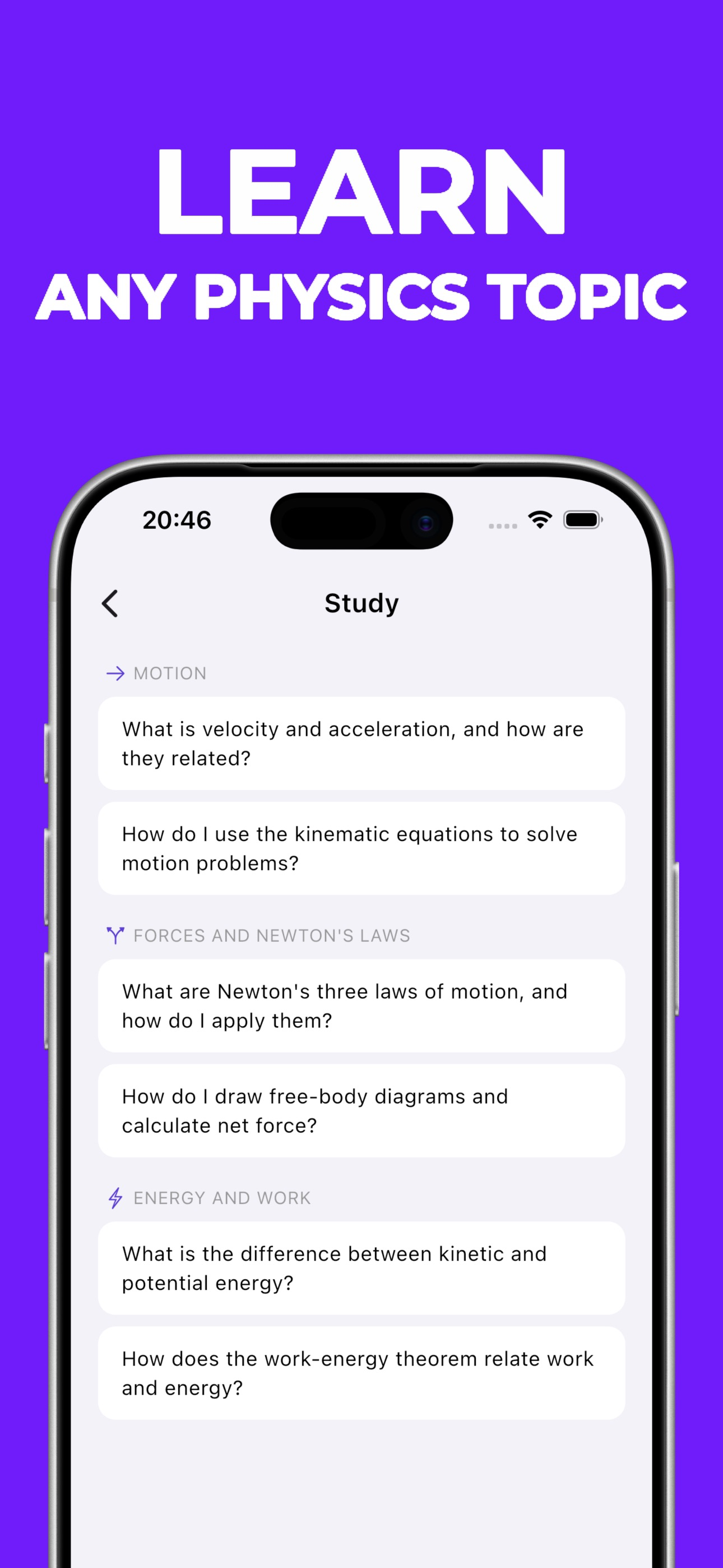 Physics Solver: PhyFella screenshot 3