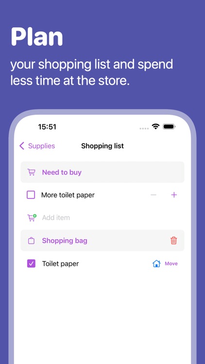 Supplies - home inventory app