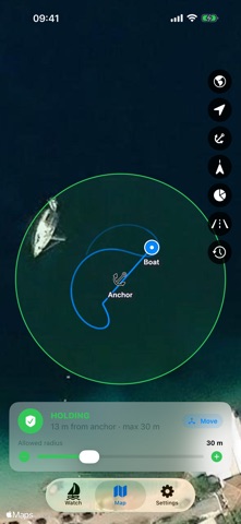 Anchor Alarm Pro iPhone screenshot