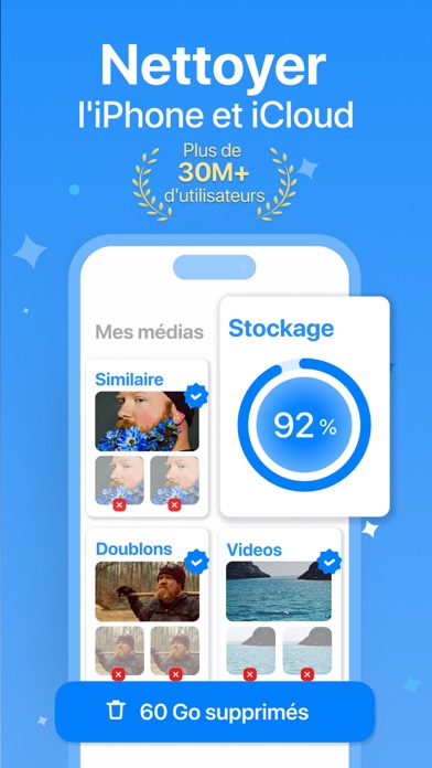 Screenshot #1 pour Cleanup: Nettoyeur de stockage