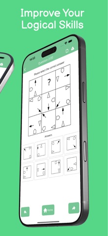 IQ Test: Advanced Matrices Screenshot 4 of 6