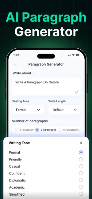 AI Paragraph - Essay Writer screenshot 2