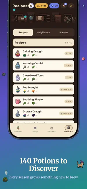Cozy Alchemy: Potion Idle Sim screenshot 2