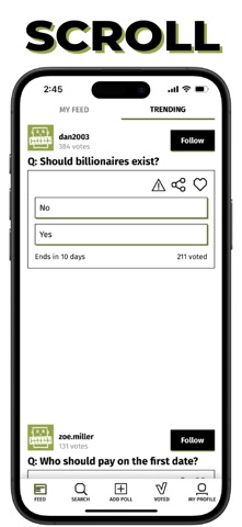 Votum: public opinion screenshot