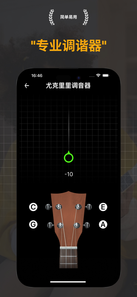 尤克里里调音器 ：教程&AI和弦 screenshot 3