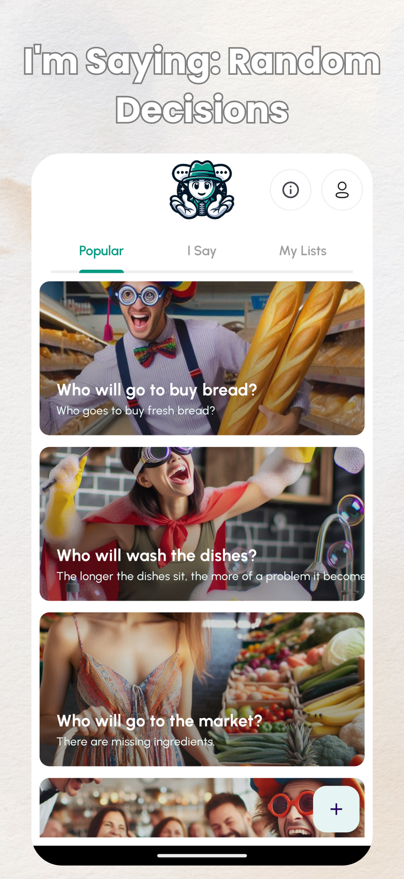 I'm saying: Random Decisions screenshot 2