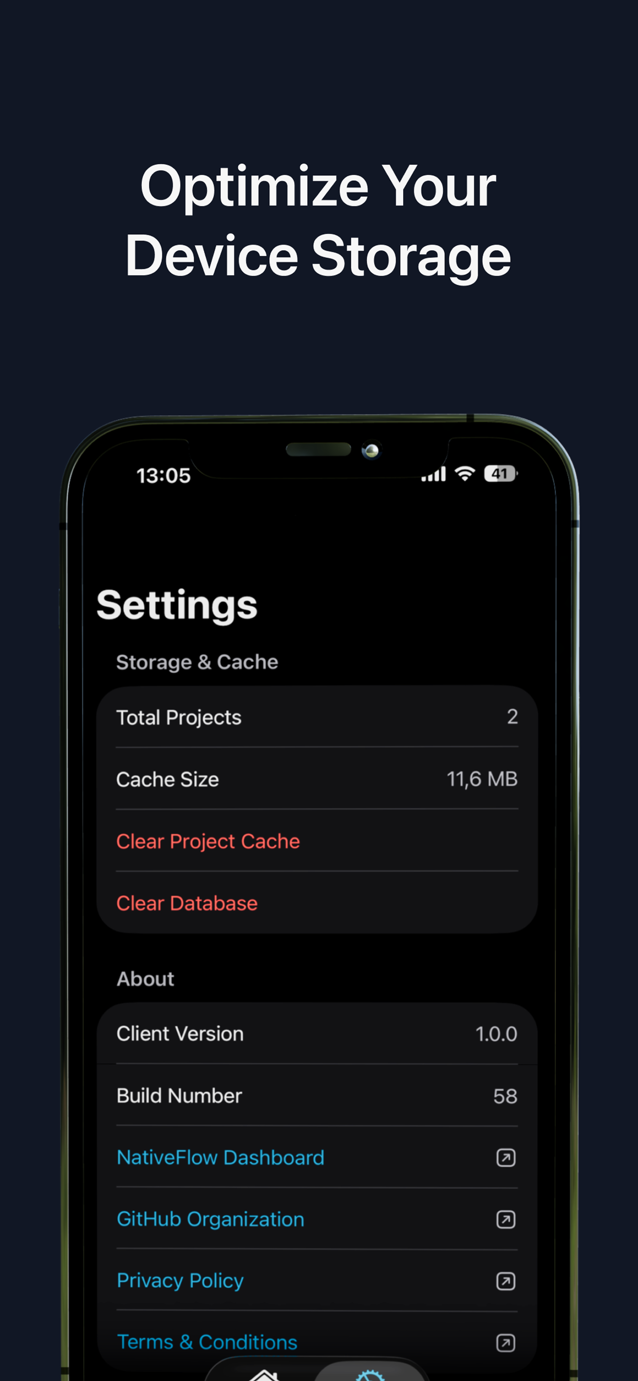 NativeFlow: Client screenshot 3