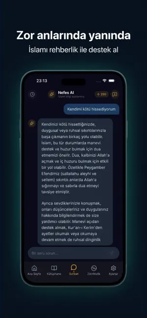 Nefes - İslami Bilgi Asistanı screenshot 2