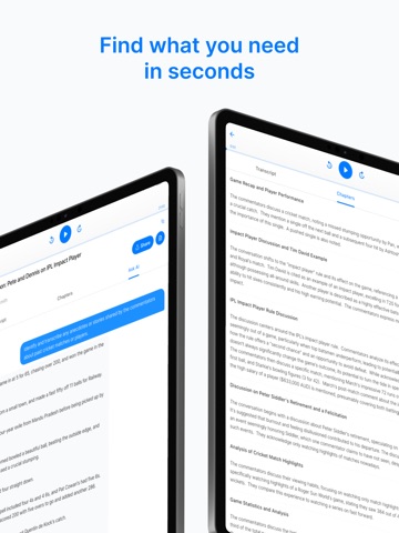 ScreenApp: AI Voice Recorder iPad screenshot