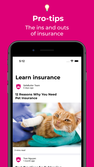 SafeButler - Renters Insurance Screenshot