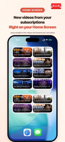 Widget Chan: Channel Tracker iPhone screenshot