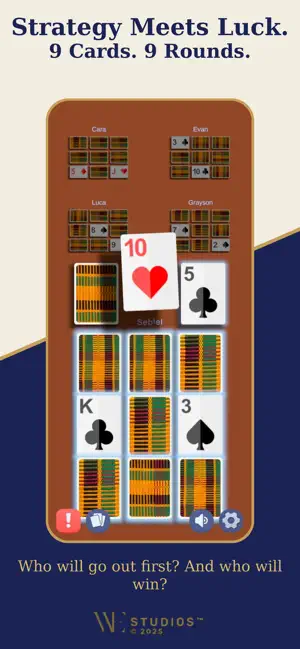 WE 9 Square: Card Game screenshot 1
