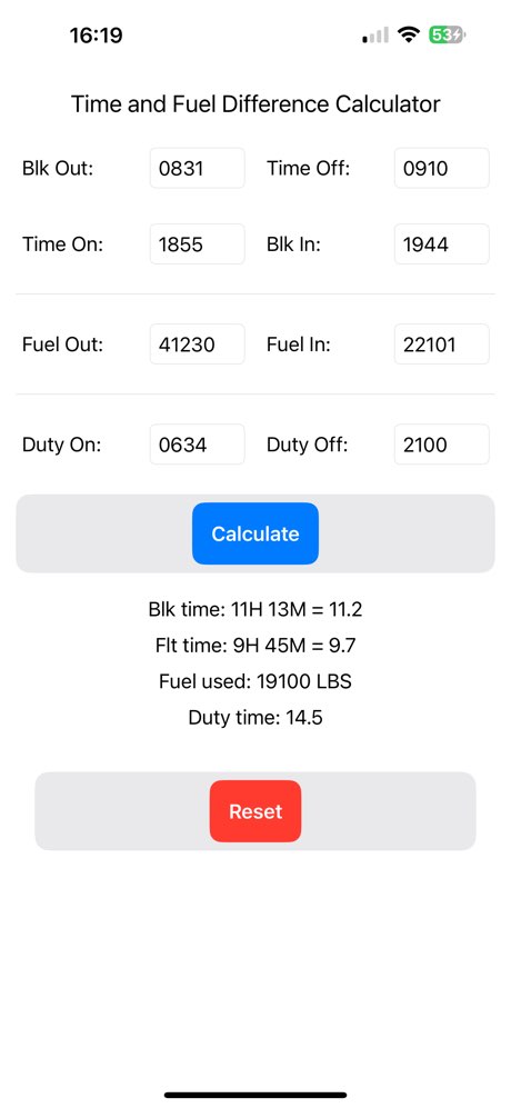 Time and Fuel Calculator screenshot 5