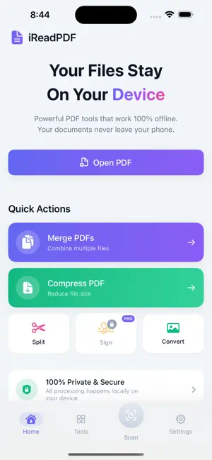 I Read PDF - Scanner & Editor screenshot 2